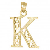 10Kt Initial Charm