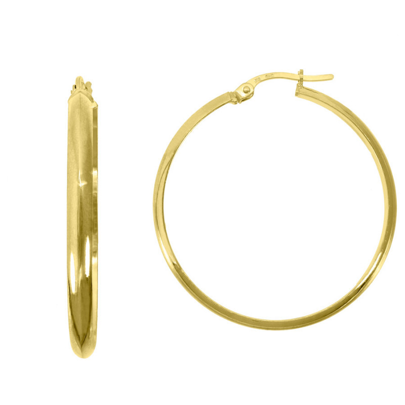 10Kt Gold Hoop Earrings